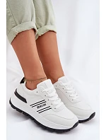 Dámské tenisky na platformě Big Star TT274882 Hi-Poly System Bílé Dámské tenisky na platformě Big Star TT274882 Hi-Poly System Bílé