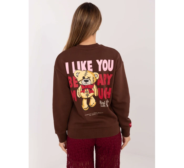 Bluza model 21799711 ciemny brązowy - FPrice