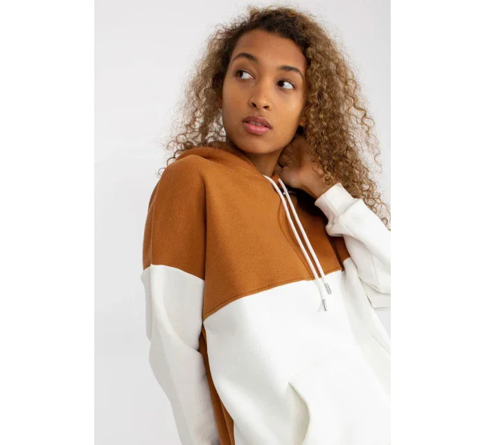 Dámska mikina Model AP-BL-AP-3001.98P Light Brown - Rue Paris