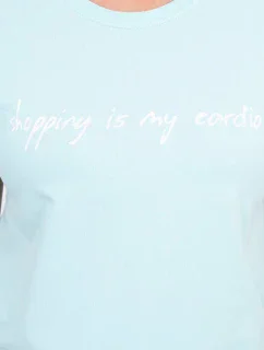 Nakupovanie je moja kardio mätová blúzka