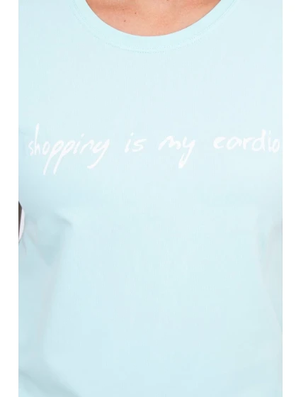 Nakupovanie je moja kardio mätová blúzka