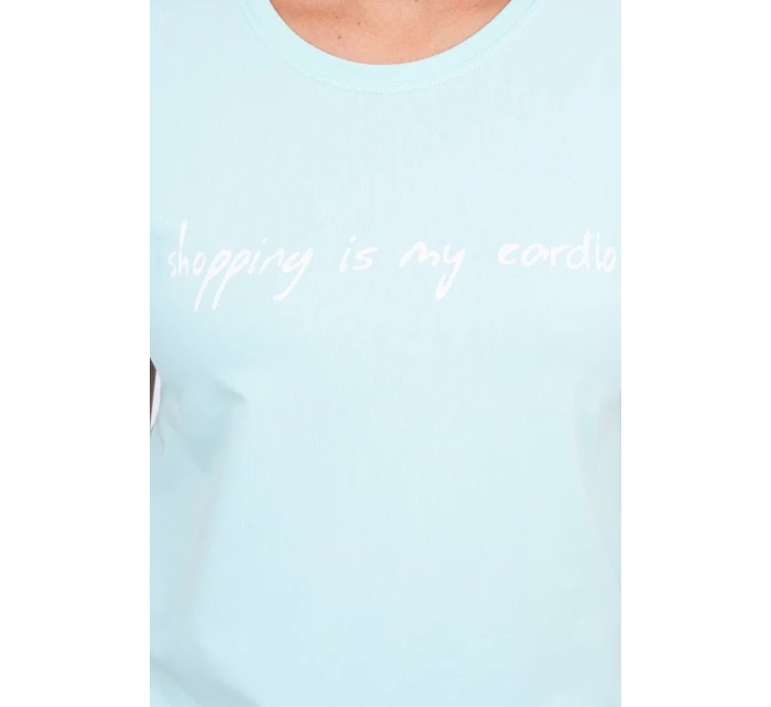 Nakupovanie je moja kardio mätová blúzka