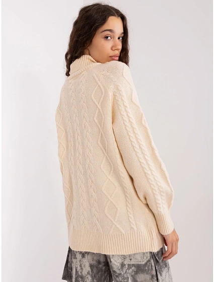 Sweter AT SW ecru model 20742424 - FPrice Sweter AT SW ecru model 20742424 - FPrice