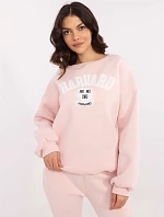Mikina EM BL 617 16.01X svetlo ružová