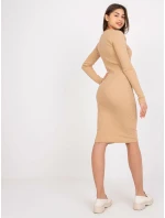 Šaty EM SK model 17195150 velbloud - FPrice Šaty EM SK model 17195150 velbloud - FPrice