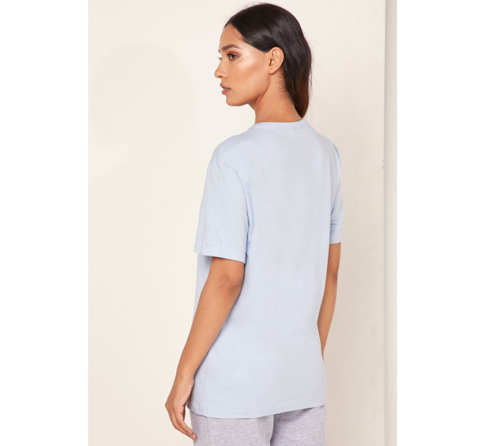 Dámske tričko QS6105E-7JC modrá - Calvin Klein