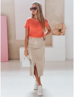 Dámská žebrovaná halenka LOOK růžová Dstreet model 21988819 - FashionStreet Dámská žebrovaná halenka LOOK růžová Dstreet model 21988819 - FashionStreet