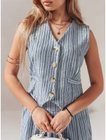 Dámska vesta LINELIA modrá FashionStreet PY0134