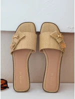 TEDDYLUXE beige FashionStreet dámske žabky ZY0955