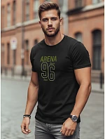 Tshirt męski z nadrukiem  czarny model 22194512 - FashionStreet
