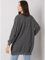 Tunika RV TU model 16292412 tmavě šedá - FPrice Tunika RV TU model 16292412 tmavě šedá - FPrice