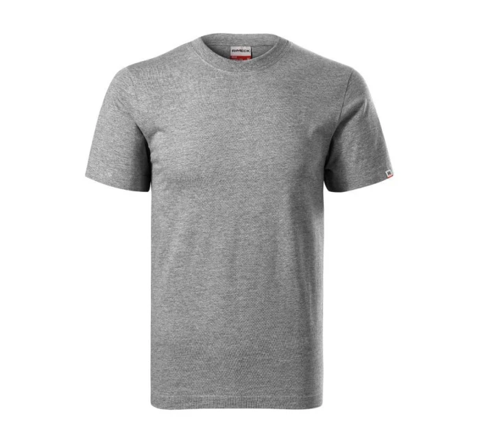 Základné unisex tričko (tmavosivý melanž (štítok značky))