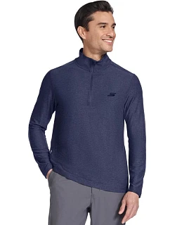 Skechers GoDri All Day 1/4 Zip LT71-NVY tmavě modré M