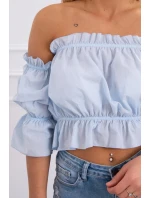 Modrá pruhovaná halenka Modrá pruhovaná halenka