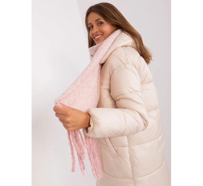 Szalik AT SZ model 18987543 jasny różowy - FPrice