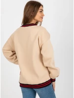 Bluza EM BL model 18510343 beżowy - FPrice Bluza EM BL model 18510343 beżowy - FPrice