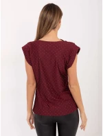 Blúzka MI BZ 61479.35 bordová Blúzka MI BZ 61479.35 bordová