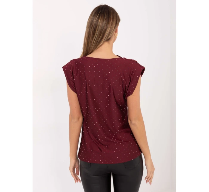 Blúzka MI BZ 61479.35 bordová Blúzka MI BZ 61479.35 bordová