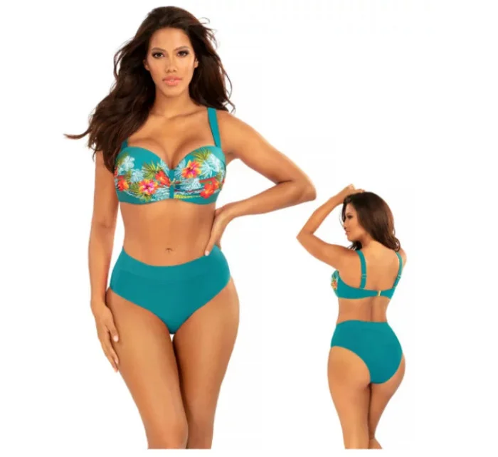 Dámske dvojdielne plavky Bali 3 S780BL3-2 tyrkysové - Self