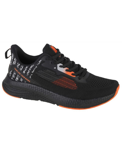 Pánske športové topánky M LL174108 Čierna s oranžovou - Big Star