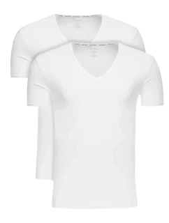 Calvin Klein Slim Fit košeľa s výstrihom do V M 000NB1089A