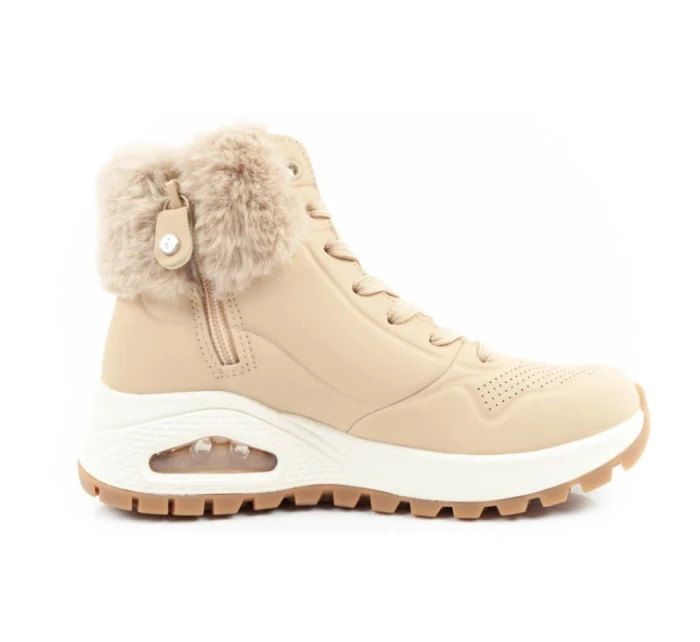Uno model 21394757 dámská sportovní obuv zateplené boty zimní hnědé dámské - Skechers