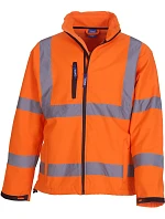 09 HiVis softshellová bunda hi vis orange model 22501955 - Yoko