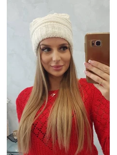 Dámská čepice  ecru model 18751603 - K-Fashion