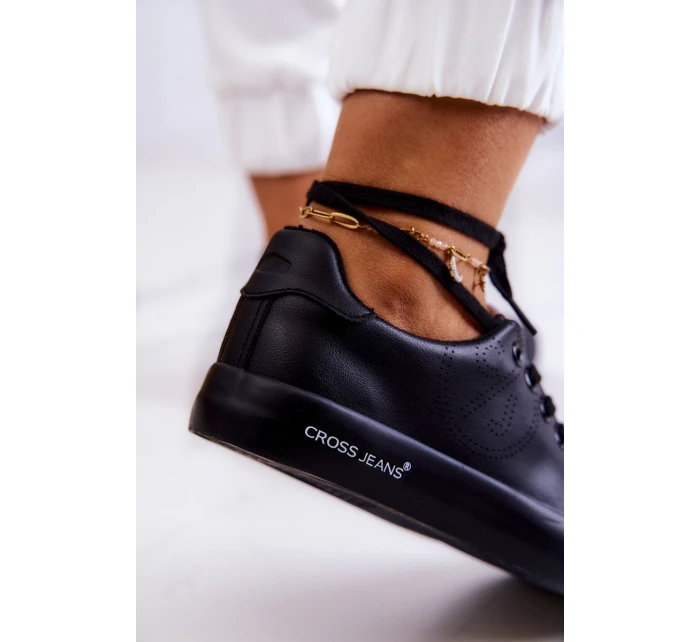Dámské nízké tenisky model 21578018 černá - Cross Jeans Dámské nízké tenisky model 21578018 černá - Cross Jeans