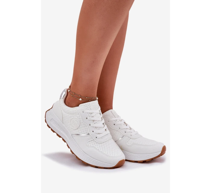 Dámské Tenisky Na Platformě Big Star model 21693863 HiPoly System Bílé - Big Star Shoes