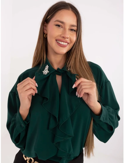 Bluzka IT BZ model 21768569 ciemny zielony - FPrice