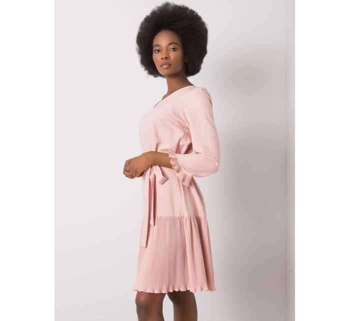 Šaty LK SK model 15406559 tmavě růžová - FPrice Šaty LK SK model 15406559 tmavě růžová - FPrice