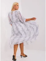 LK SK 509344 šaty.37 biele a čierne LK SK 509344 šaty.37 biele a čierne