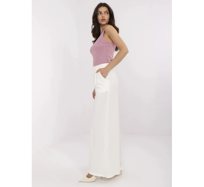 Kalhoty NM SP model 21021805 ecru - FPrice Kalhoty NM SP model 21021805 ecru - FPrice