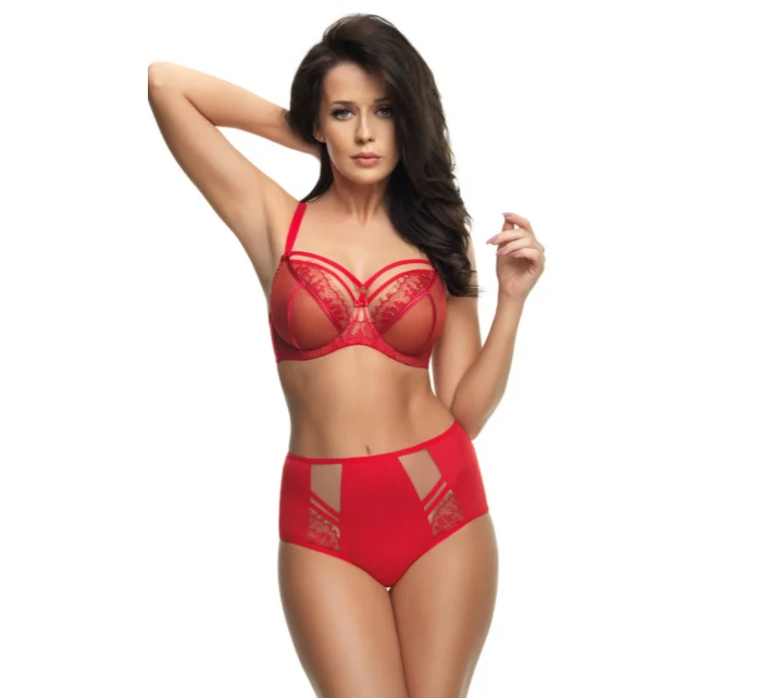 BIUSTONOSZ MIĘKKI PARADISE K496 CZERWONY