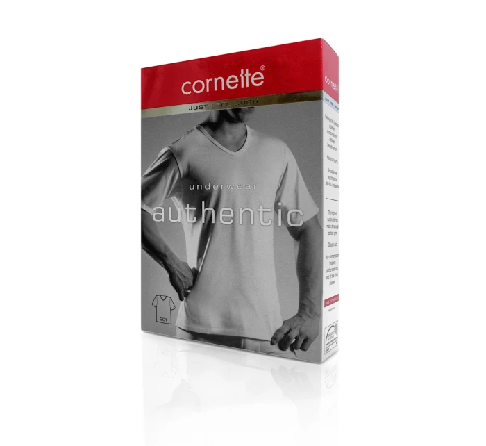 Pánske tričko 201 Authentic new black - CORNETTE