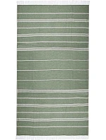 The One Towelling Recycled Hamam Towel Hamamový uterák „Recycled“ 48.1059 olivovo zelený