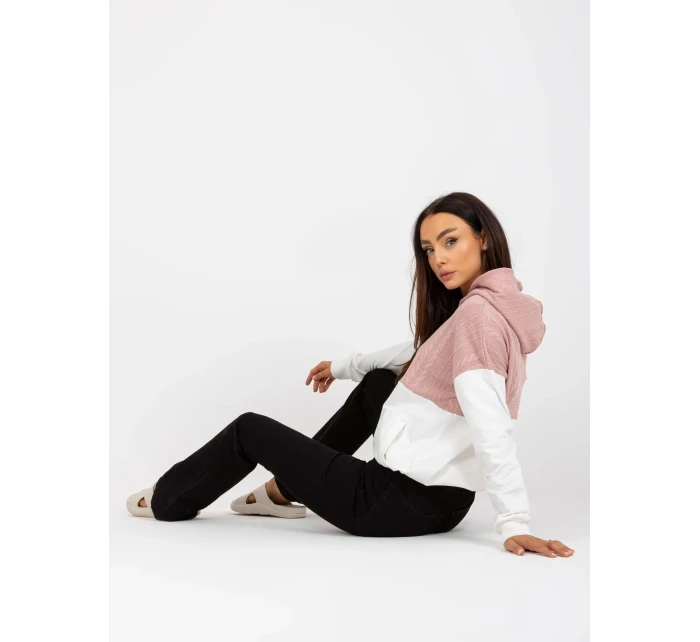 Mikina RV BL 8171.30 biele a ružové