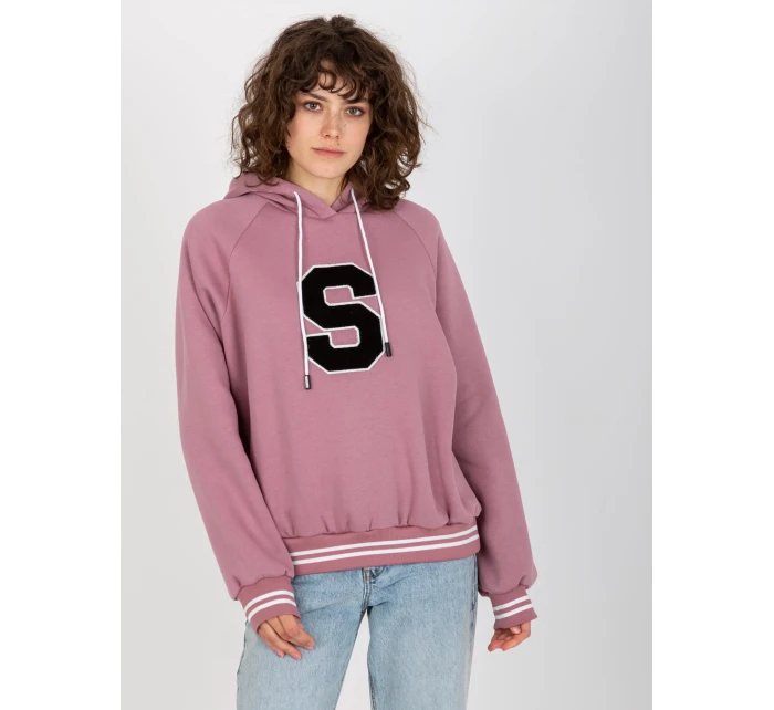 Mikina RV BL 8372.04P tmavo ružová