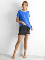 Tričko RV TS model 17519750 tmavě modrá - FPrice Tričko RV TS model 17519750 tmavě modrá - FPrice