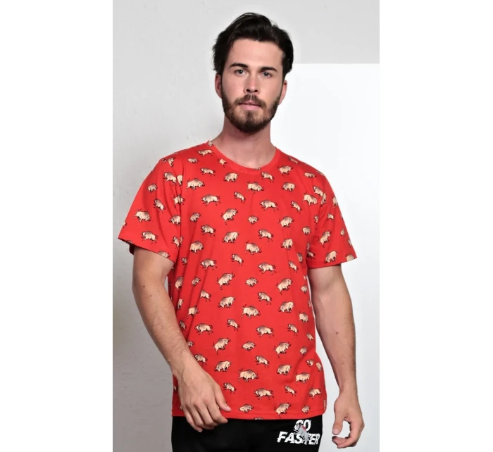 Pánske pyžamo dlhé Býk Pánske pyžamo dlhé Býk