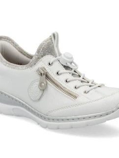 Dámská sportovní bílá polobotka model 21948519 - Rieker