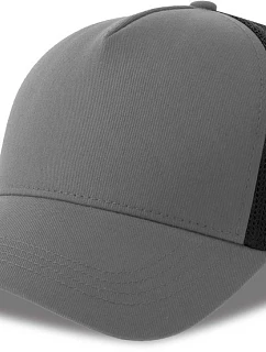 Rapper CottonS 5 panelová Trucker kšiltovka model 22450339 grey/black - Atlantis Headwear