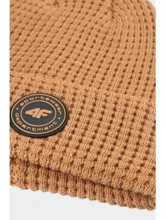 Chłopięca Czapka Zimowa 4F 4FJWAW24ACAPM424-83S Beżowa
