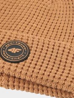 Chłopięca Czapka Zimowa 4F 4FJWAW24ACAPM424-83S Beżowa