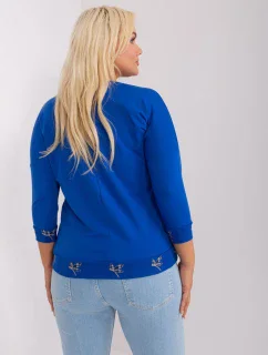 Bluzka RV BZ model 18965720 kobaltowy - FPrice