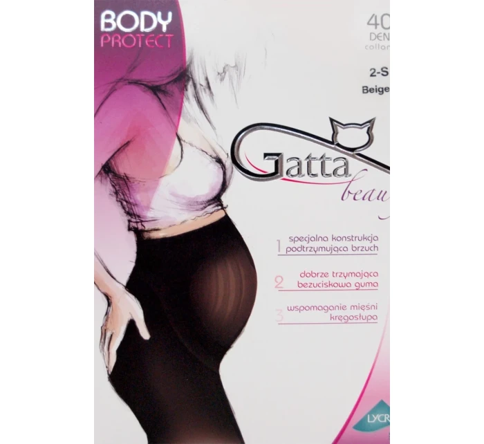 BODY PROTECT - Tehotenské pančuchové nohavice 40 DEN - GATTA