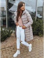 Dámská prošívaná bunda kabát fialová Dstreet model 21964974 - FashionStreet