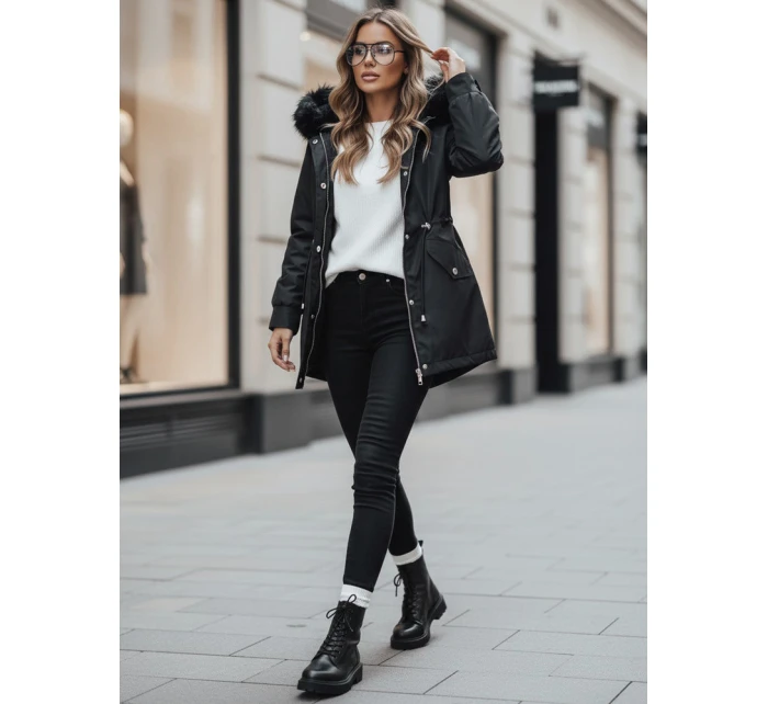 Dámská bunda černá Dstreet model 21966399 - FashionStreet Dámská bunda černá Dstreet model 21966399 - FashionStreet