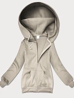 Dámska mikina s kapucňou S'West béžová (B-12#)